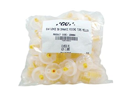 GC 150004 EXA'lence Dynamic Dental Mixing Tips Yellow 370 mL 50/Pk GC 150004 EXA'lence Dynamic Dental Mixing Tips Yellow 370 mL 50/Pk